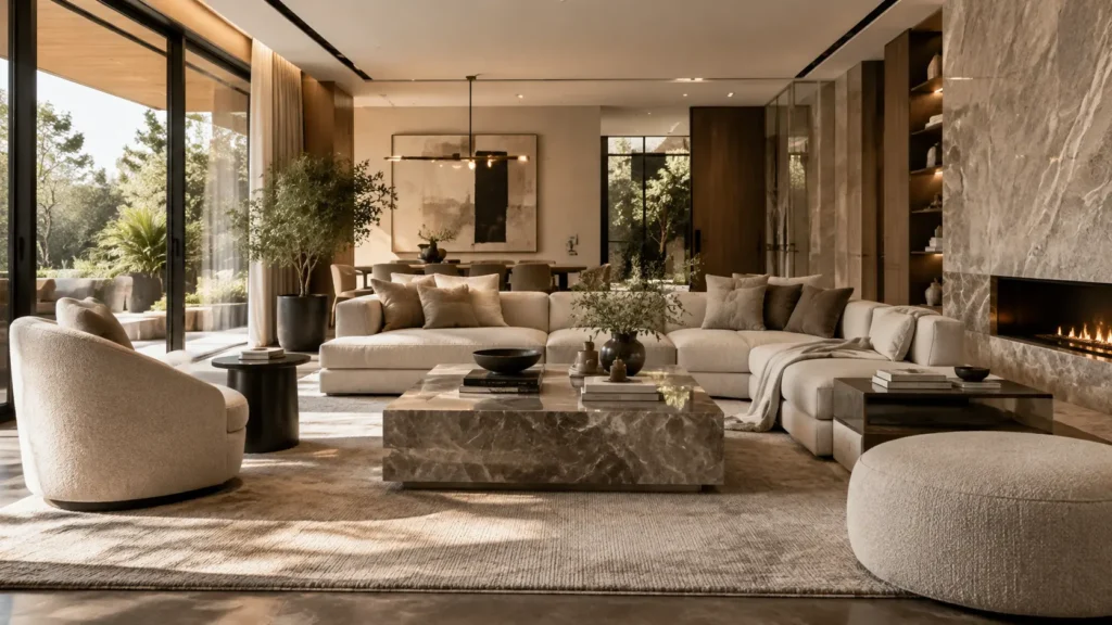 Luxury Modern Interior Design Living Space
